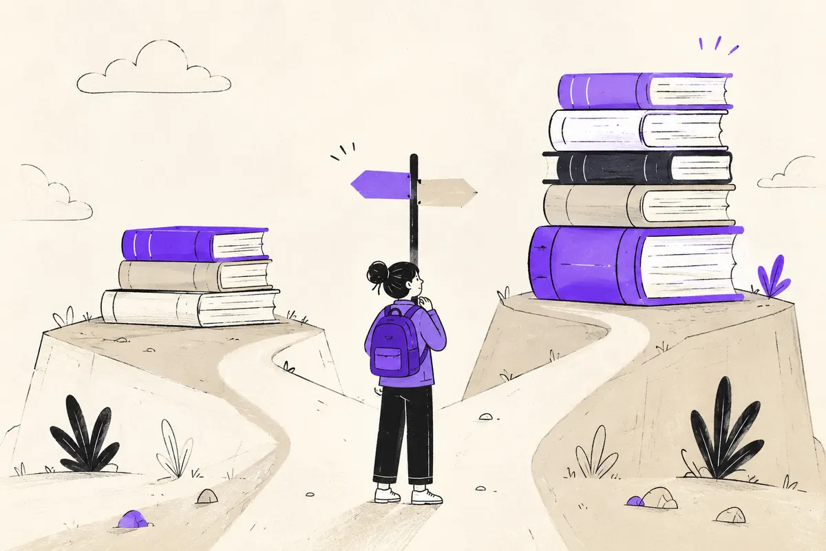 Élève choisissant sa classe sur moodschool